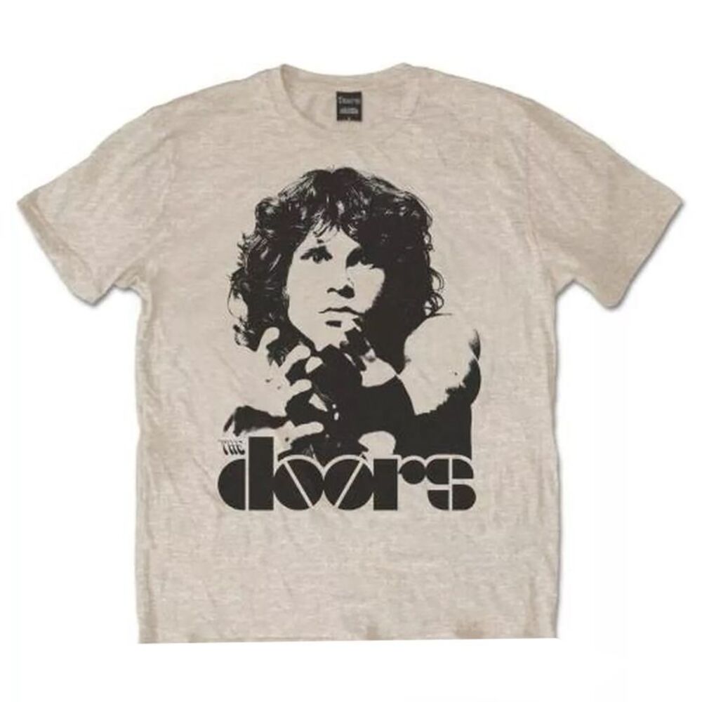 The Doors Unisex Adult Break On Through Cotton T-Shirt / Sand